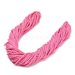 Окрашенные синтетические бирюзовые бусы нити G-P594-01B-12