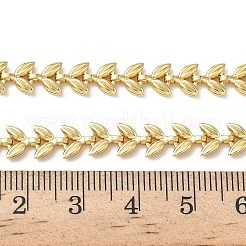 Цепочки из латунных звеньев толщиной 6.5 мм для женщин&nbsp;NJEW-K271-04G