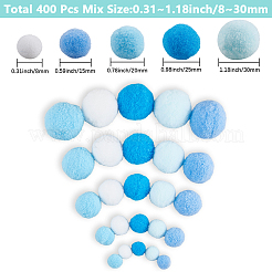 Украшение шаром из полиэстера&nbsp;FIND-CP0002-91B