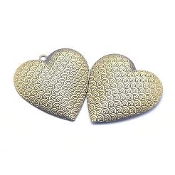 Подвески латуни медальон KK-F717-10AB-NR