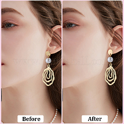 12шт латунные фрикционные ушные гайки KK-BBC0014-78