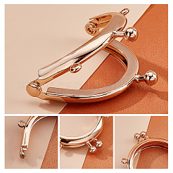 8 шт. 4 цвета железные рамки для кошелька с замком-поцелуем FIND-PH0007-39