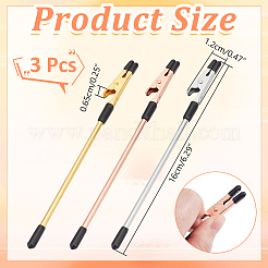 3 шт. 3 цвета железный вспомогательный инструмент для ювелирных изделий зажим для браслета&nbsp;AJEW-WR0002-72