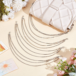 Железные стразы цепи для ремней для ботинок AJEW-WH20042-37