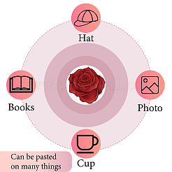 Водостойкие самоклеящиеся наклейки с картинками DIY-WH0370-006