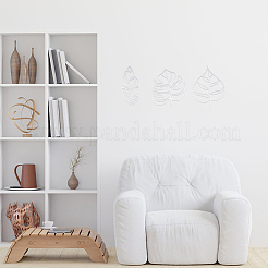 Лист акриловые зеркальные настенные наклейки OACR-WH0032-06A