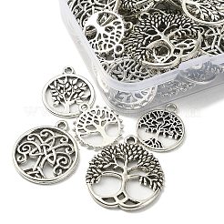 50шт 5 стиля подвески из сплава в тибетском стиле&nbsp;TIBE-YW0001-35