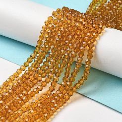 Прозрачные стеклянные бусины&nbsp;LS-EGLA-A035-T4mm-D04