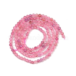 Натуральный сливовый цвет турмалиновый бисер пряди G-RM250101-A15