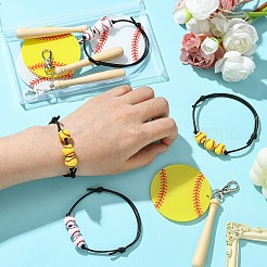 8 шт. подвесное украшение из акрила и дерева&nbsp;HJEW-CJ00052