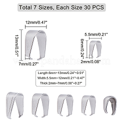 Защелкивающиеся дужки из нержавеющей стали 304 STAS-UN0019-10P