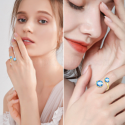 16 шт. фурнитура для открытого манжетного кольца из нержавеющей стали 304 STAS-BBC0008-17