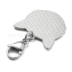 2 шт. подвеска из эмалевого сплава для кошек HJEW-JM02496