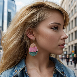 Пасхальные акриловые серьги-подвески&nbsp;FS-WG39A61-01