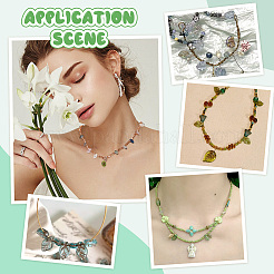 260шт 13 цвета гальванические стеклянные бусины EGLA-GA0001-26