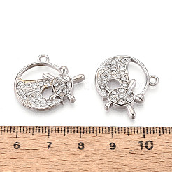 Подвески из сплава и страза&nbsp;FIND-N008-07P