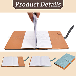 Прямоугольные обложки для блокнотов из искусственной кожи&nbsp;AJEW-WH20019-55B