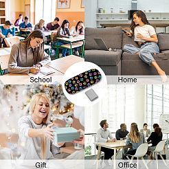 Чехол для очков из искусственной кожи с жестким корпусом&nbsp;AJEW-WH20099-010