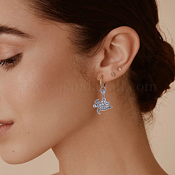 40 шт. 5 стиля подвеска из сплава морской черепахи&nbsp;HJEW-CA00038