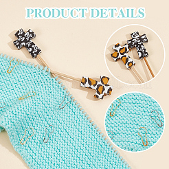 7 шт. 7 стиля силиконовые бусины крестообразные протекторы для спиц/стопоры для спиц DIY-NB0010-32