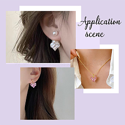 12шт 2 цвета латунные подвески&nbsp;KK-HY0004-08