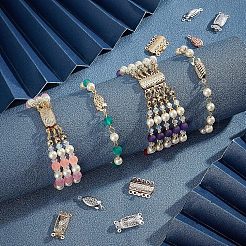 Unicraftable 32set 4 style 304 нержавеющая сталь застежки коробки STAS-UN0023-40