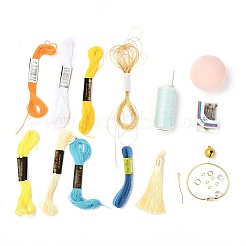 Наборы брелков с мячом для вышивки своими руками DIY-I064-A06