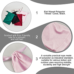 20 шт. 5-х цветные прямоугольные бархатные упаковочные мешочки TP-NB0001-51