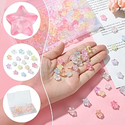 91 г прозрачных акриловых бусин OACR-FS0001-89