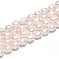 Нити из натурального культивированного пресноводного жемчуга PEAR-N012-06Y-01