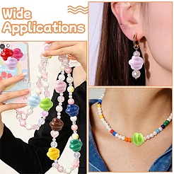 30 шт. Непрозрачные акриловые бусины&nbsp;OACR-YW0003-87A