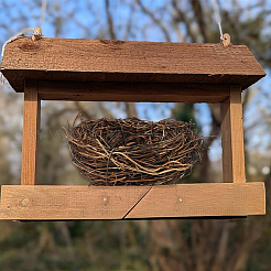 Джутовый шпагат имитация птичьего гнезда&nbsp;AJEW-WH20121-14B