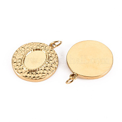 Оправы для подвесок из нержавеющей стали 304 в виде кабошонов STAS-S116-149G