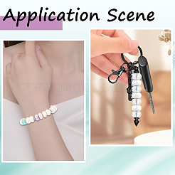 100 шт. рондель силиконовые фокусные бусины SIL-SC0002-25