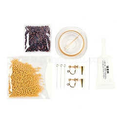 Наборы для изготовления серег-веток из бисера Миюки DIY-H165-03B