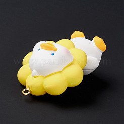 Непрозрачные ПВХ пластиковые большие подвески X-RESI-G049-02C-01