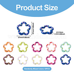 10 шт. окрашенные распылением кольца пружинных ворот из сплава&nbsp;FIND-TA0008-68