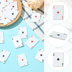 24шт 4 стиля подвески из смолы&nbsp;RESI-SC0036-43