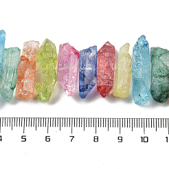 2 нить из натурального окрашенного кварца&nbsp;G-PA0001-77