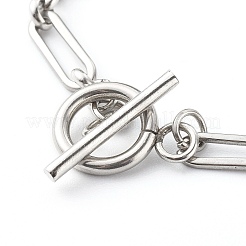 Браслеты-цепочки Figaro из нержавеющей стали 304&nbsp;LS-X-BJEW-JB06446