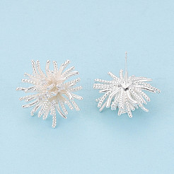 Серьги-гвоздики из циркония EJEW-T047-47S