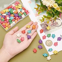 Синтетических нитей бирюзовые бусы G-NB0003-71