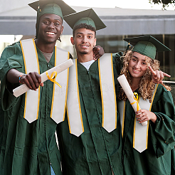 Выпускной палантин из полиэстера AJEW-WH0518-49C