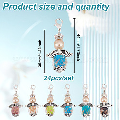 Подвесные украшения из лэмпворка и стекла&nbsp;HJEW-GO00027