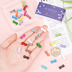 34 шт. 17-х цветные бусины из сплава и эмали&nbsp;FIND-SC0010-06