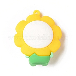 Большие подвески в виде кота из непрозрачной смолы&nbsp;X-RESI-D065-E02