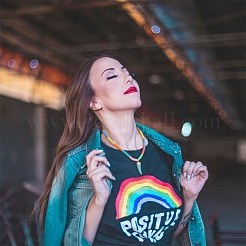 Бусы хейши из полимерной глины ручной работы X1-NJEW-JN02816