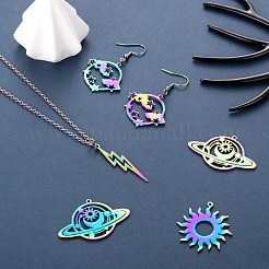 8 шт. 4 стиля ионного покрытия (IP) 201 подвески из нержавеющей стали&nbsp;STAS-LS0001-66MC