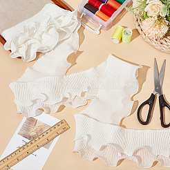 Двухслойная плиссированная лента из полиэстера длиной 3 ярд. OCOR-WH0090-044B