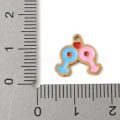 Подвески из эмалированной нержавеющей стали 304&nbsp;LS-STAS-P388-19J-G